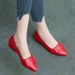 Women's Single Spring And Autumn New Thick Heel Mom Soft Sole Small Leather Shoes For Women_vogvips.com