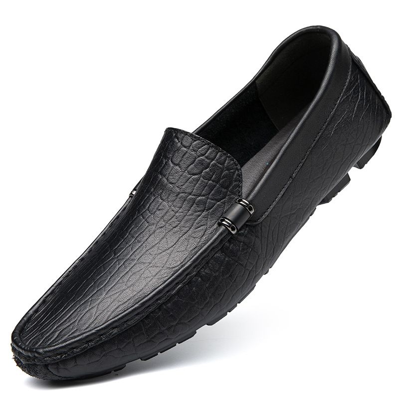Men's Leather Shoes Casual First Layer Foot Cover Work Men's Shoes_vogvips.com