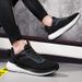 Spring Large Size Sports Men's Thickened Flyknit Running Lightweight And Breathable Travel Trendy Commuter Shoes_vogvips.com