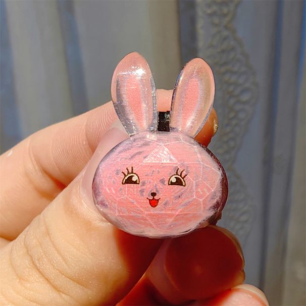 Kids Shoe Charms - Glitter Princess & Ice Cream Bunny Decor With Rainbow Clips (Detachable Shoe Accessories For Girls)_vogvips.com