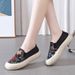 2025 New Fisherman Comfortable And Breathable Canvas Sho, Women's With One Step, Soft Sole, Not Tiring Feet, Mom's_vogvips.com
