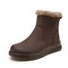 New Snow 2025 Winter Plush Warm Casual Short Boots Versatile Women's Color Polished Fashion Shoes_vogvips.com