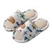 New Children's Linen Family Of Three Parent Child Indoor Home - Spring/Summer Kindergarten Cartoon Slippers_vogvips.com