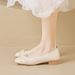Chunky Heel Loafers For Women Summer Low Heeled Shoes Wide Feet Plus Sizes 9169 5_vogvips.com