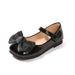 Girls' Red Leather Spring And Autumn New Bow Princess Performance Children's Single Soft Sole Baby Shoes_vogvips.com