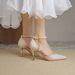 31-44 Size Zzz-zud Summer Sandals Hollow Pointed Toe Shallow Mouth Stiletto High Heels Versatile Single Shoes For Women_vogvips.com