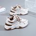 Women's Sneakers 2026 Spring And Autumn New Style Thick-soled Versatile Dad Non-slip Soft-soled Casual Running Shoes A28_vogvips.com
