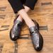 Plus Size Autumn Shiny Leather British Style Trendy Formal Business Casual Hairstylist Men's Shoes_vogvips.com