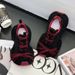 Crystal-Embellished Chunky Sneakers For Women - Platform Dad Shoes With Breathable Mesh | 3-5cm Thick Sole_vogvips.com