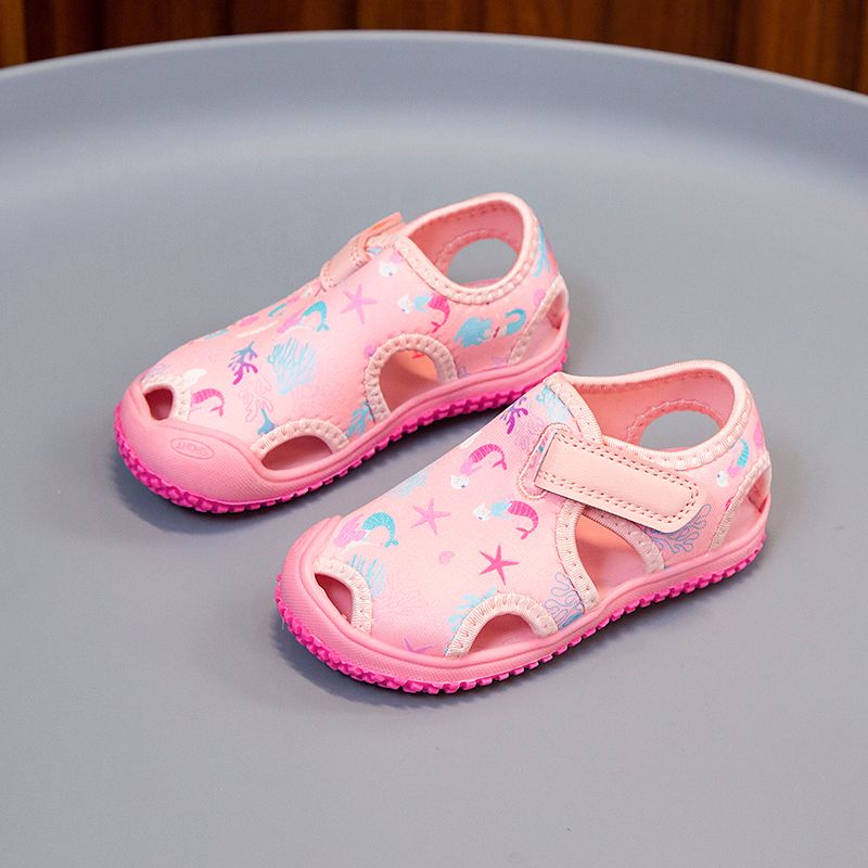Summer Girls Non Slip Soft Bottom Kindergarten Indoor Shoes_vogvips.com