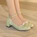 New Chinese-style Retro High-heeled Traditional Chinese Fashion Hanfu Ancient-style Cheongsam Shoes, Mary Jane Shoes_vogvips.com
