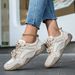 Unisex Genuine Leather Casual Sneakers - Breathable, Comfortable & Stylish For All Seasons - Outdoor Walking Shoes With Rubber Sole (Multiple Colors)_vogvips.com