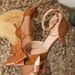 Women's one-line hollow high heels with a new bow fashion sexy slim heel shoes_vogvips.com