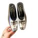 French-style Metal Square Buckle Closed-toe Mules For Women, 2026 New Summer Model, Height-increasing Flat-soled_vogvips.com