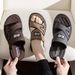 Men's Sandals Anti Slip Beach Shoes 2025 New Summer Versatile Anti Odor Dual Purpose Men's Fashion Waterproof Cool Slippers_vogvips.com