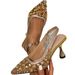 Cross-border 2026 European And American Fashion Pointed Toe Backless High-heeled Rhinestone Sandals, Evening Wedding_vogvips.com