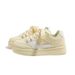 Women's Casual Sneakers For Back To School Season, All Match Thick Soled Commuting Shoes For Students_vogvips.com