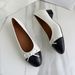 25 New Fragrance-Free Bowknot Little New Style Mid-Heel Shoes Versatile Comfortable Color-Block Fashion Women's Flats_vogvips.com