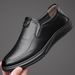 Suitable For All Seasons 2024 Autumn New Loafers Men's Casual Driving Soft Sole Slip-On Versatile Sneakers Leather Shoes_vogvips.com