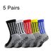 Children's Football Socks Sports Socks Mid Tube Dotted Anti Slip Socks Youth Version Trampoline Socks Female Floor Socks 33 39_vogvips.com