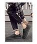 Retro Board Shoes Fly-woven Cowhide Mesh Shoes Comfortable Invisible Inner Height-increasing Mesh Board Shoes_vogvips.com