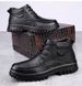 High Top Leather Shoes Gentleman Casual Big Head Shoes Large Size Fleece Boots_vogvips.com
