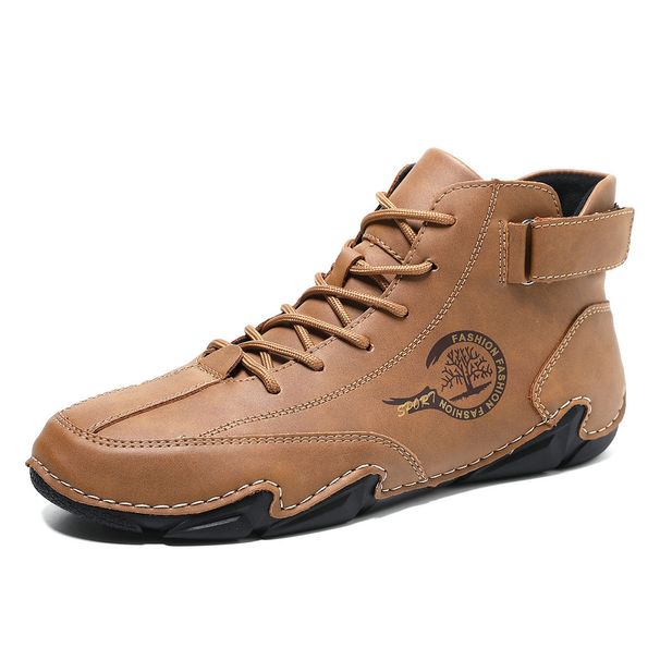 Warm Men's Casual Shoes Short Boots Outdoor Casual Men's And Women's Boots Fleece Large Size Men's Shoes Martin Boots_vogvips.com