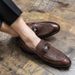 Business Formal Leather Korean Trendy Fashion British Style Slip-On Summer Breathable Casual Men's Shoes_vogvips.com