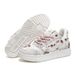 26xx Sneakers New Tie-Dye Pink With Star Patches, Vintage Style, Fashionable Unisex Casual Versatile Shoes Patches, Style,_vogvips.com
