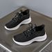 Flying Woven Women's Shoes Student Sports Running Casual Shoes Breathable Height-increasing Shoes_vogvips.com