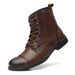 New Autumn Winter Martin Fashion Large Size Pointed Toe Leather Boots High Top British Casual Men's Shoes 98666_vogvips.com