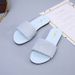 Fairy Style Fashion One-character Tide Flat Bottom Open-toed Fish Mouth Muffin Low Slippers_vogvips.com