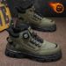 Men's Winter Fleece-Lined High-Top Martin Boots, British Retro Work Shoes, Thick-Soled, Extra-Thick Warm Cotton Short Bo_vogvips.com