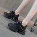 Dad Sneakers Air Cushion 2025 Spring New Thick Sole Height Increasing Sports Casual Women Functional Style Dance Shoes_vogvips.com