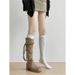 Tassel For Women 2025 New Knight Wasteland Style Chunky Heel Over-the-Knee Long High Tube Boots_vogvips.com