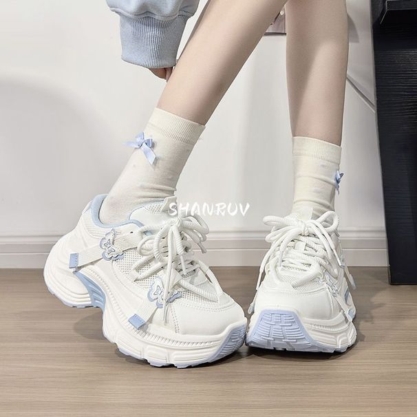 Dad Mesh Upper And Thick Sole, Casual Sports Shoes, Women's Shoes_vogvips.com