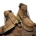 European Warm Series Men's Martin Four Seasons British Style American Brown Leather With Fleece Cotton Shoes Workwear Large Toe Boots_vogvips.com