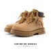 「XGXC」Autumn And Winter Martin Boots Outdoor Hiking High-top Shoes Men's And Women's Thick-soled Height-enhancing Retro Shoes_vogvips.com
