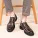 Voyage 2025 Autumn New Genuine Men's Brogue Formal Brown British Style Height-Increasing Business Leather Shoes For Men_vogvips.com