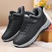 Men's Winter Cotton Shoes Plus Velvet Warm Outdoor Large Size Casual Velcro Walking Shoes Middle Aged And Elderly Men And Women Snow Boots_vogvips.com