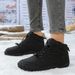 2025 New Cross-Border Cotton Shoes Men Women's Fleece-Lined Warm Casual Snow Boots Couple Comfortable Home Thick Cotton Boots_vogvips.com