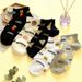3/5 Pairs Of Women's With Hamburger, Pizza, Fries Designs, Cute Girls' Ankle Thin Breathable Socks Spring, Summer, And_vogvips.com