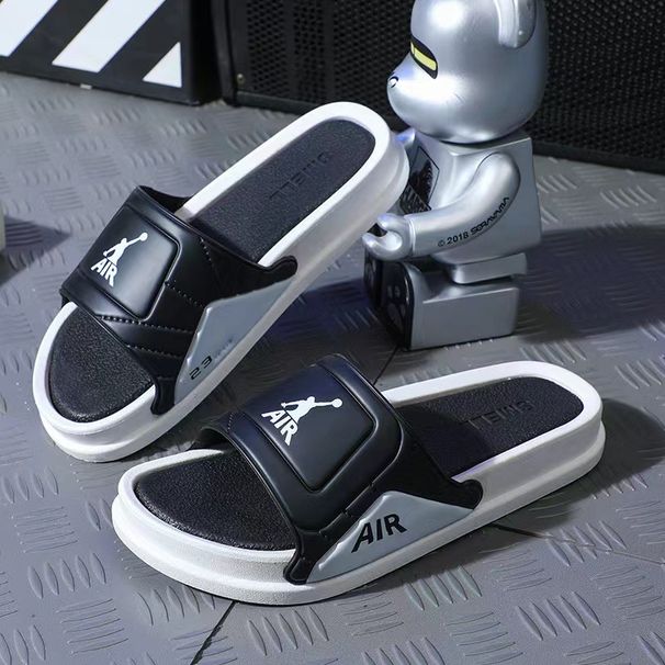 Slippers For Men, Summer Outdoor Wear, Sports Trend, Stepping On Poop Feeling, Thick Sole, Student Beach, Outdoor, One_vogvips.com