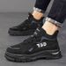 Men's Shoes Autumn And Winter Work Boots High Top Retro Outdoor Men's Shoes Sports Casual Martin Boots Men's New Lace Up Trendy Short Boots_vogvips.com