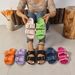 One Word Large Size Summer, Cool Slippers Women In Cross Denim, New Style For Wearing On The Beach Overseas_vogvips.com