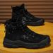 Men's Shoes Fleece High-top Martin Boots Men's Non-slip Thickened Thermal Shoes Fleece Thick-soled Non-slip Mountaineering Shoes_vogvips.com