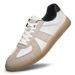 Dexun Shoes Men's Shoes Breathable Little White Shoes Flat-soled Canvas Sports And Leisure Hollow Mesh Board Shoes_vogvips.com