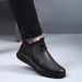 Wind Men's High-top Martin Boots Men's Wind Military Boots Fleece Thermal Boots Men's Casual Leather Shoes_vogvips.com