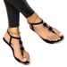 Women's Shoes Summer Fashion Leisure Beach Clip Toe Low Heel Large Size 40 43 Sandals_vogvips.com