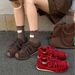 2025 Autumn New Full Cowhide Korean Retro Versatile Casual Sports Flat Shoes Women's Trendy Shoes_vogvips.com